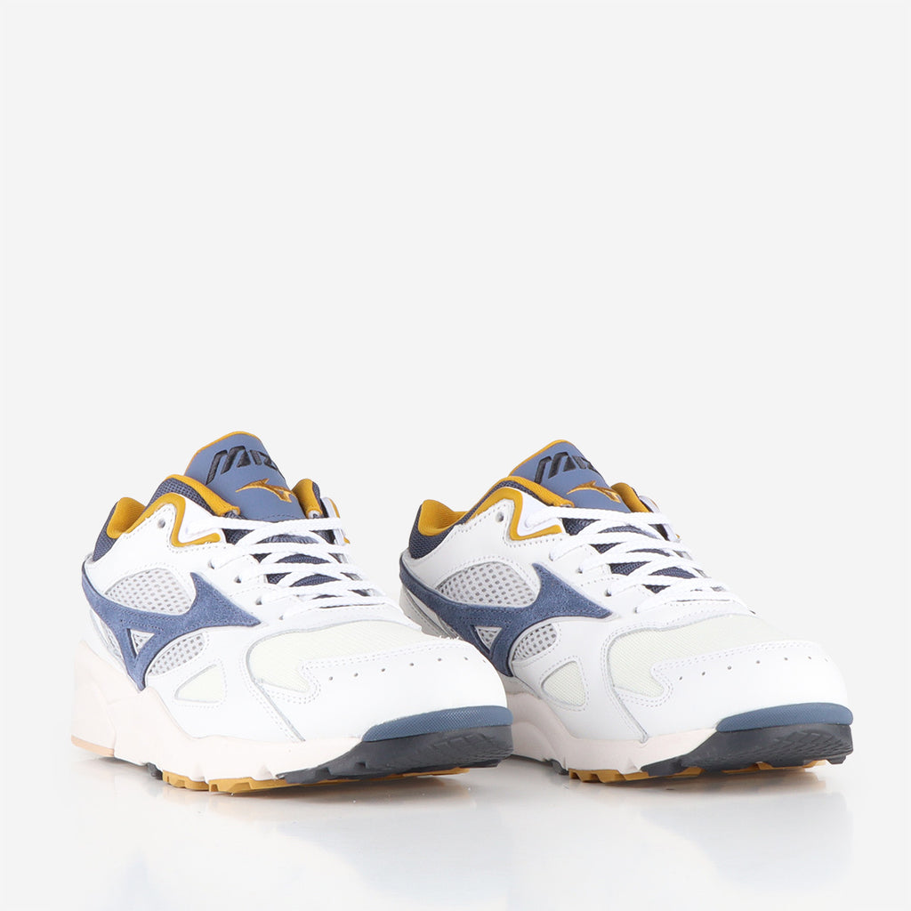 Mizuno Sky Medal 'Age of Legends' Shoes, Snow White Vintage Indigo Chai Tea, Detail Shot 2