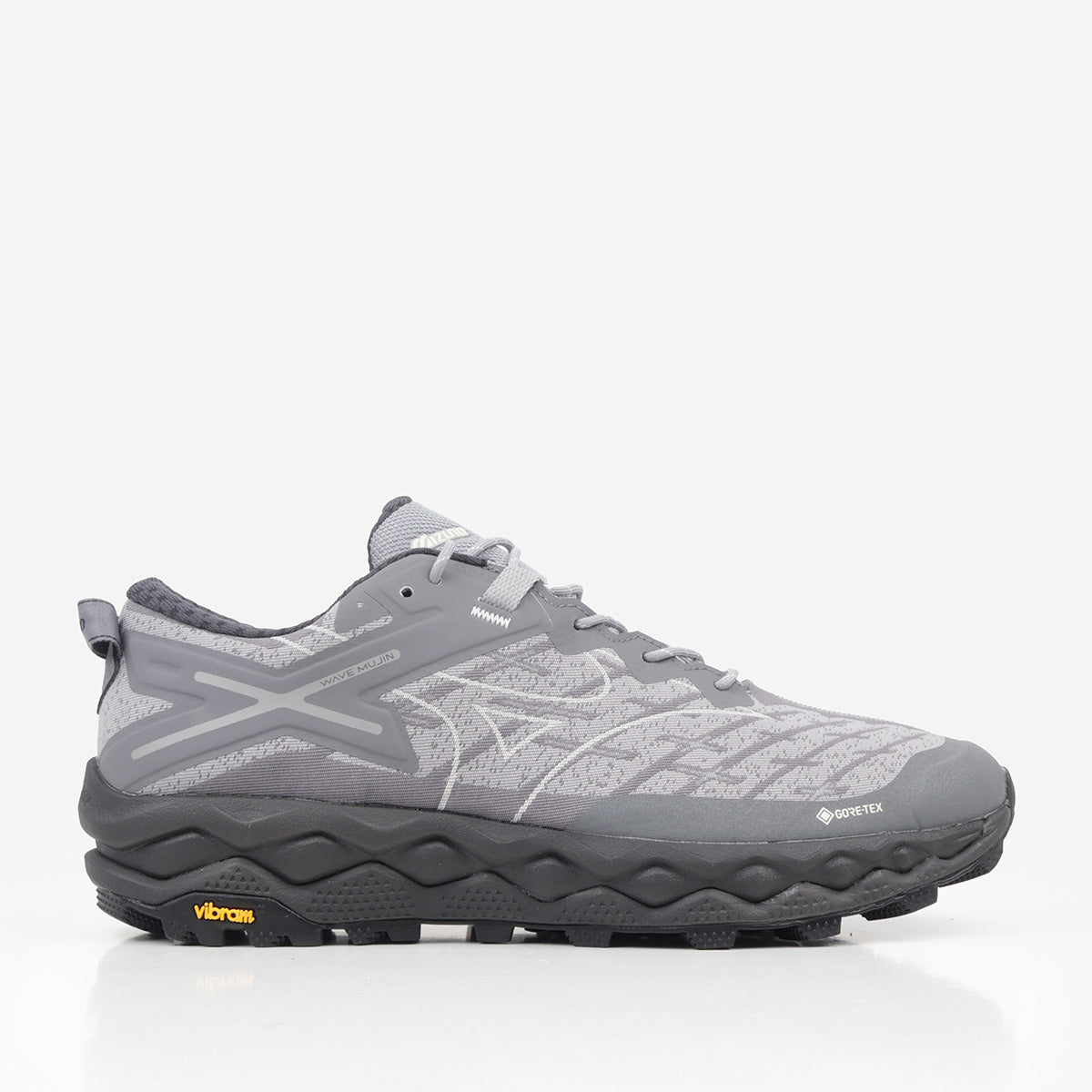 【新品】Mizuno Wave Mujin LS GORE-TEX Mizuno Wave Mujin LS GTX Shoes - Ultimate Grey/Quiet Shade/Harbour