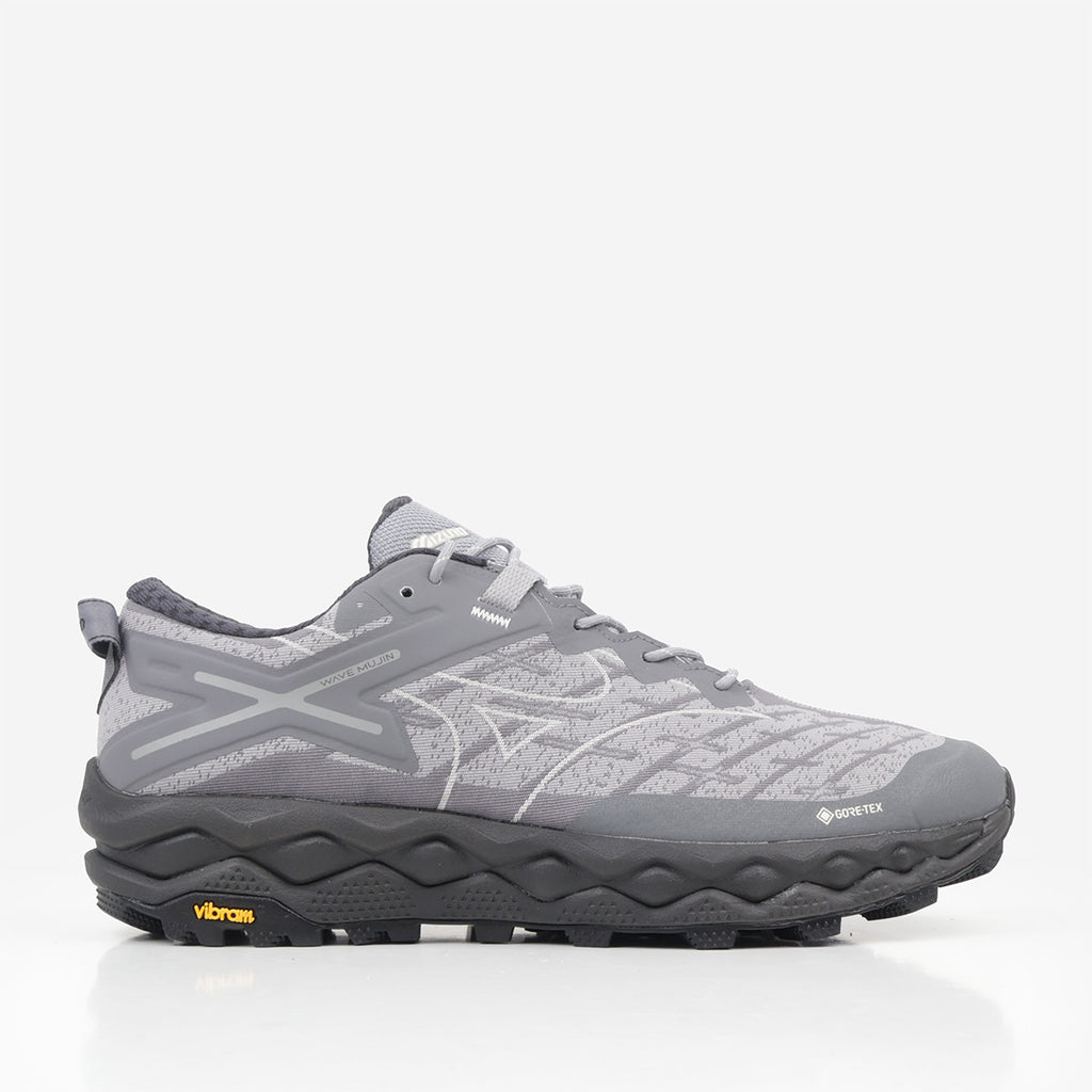 Mizuno Wave Mujin LS GTX Shoes, Ultimate Grey Quiet Shade Harbour, Detail Shot 1