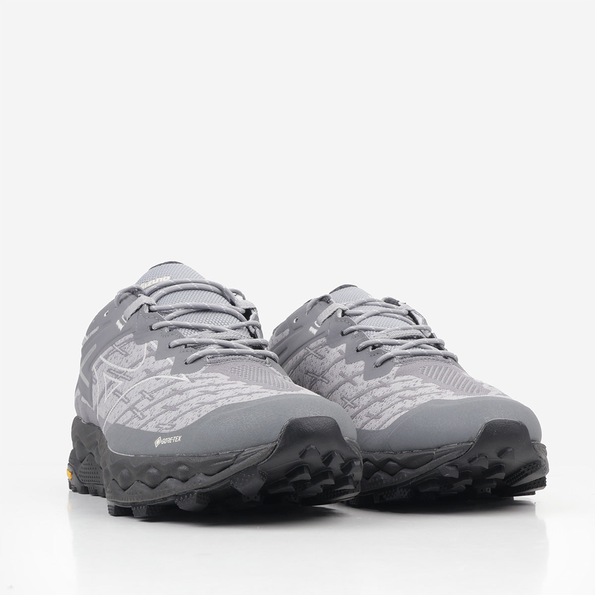 main Mizuno Wave Mujin LS GTX Shoes, Ultimate Grey Quiet Shade Harbour, Detail Shot 2