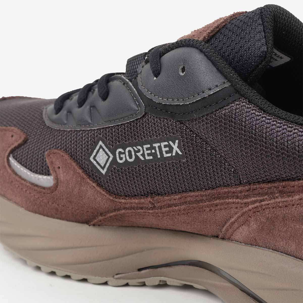 main Mizuno Wave Rider β GTX Shoes, Black Sand Black Chicory Coffee, Detail Shot 5