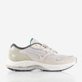 Mizuno Wave Rider β 'Nomad Pack' Shoes, Silver Cloud White Sand Cedar, Detail Shot 1