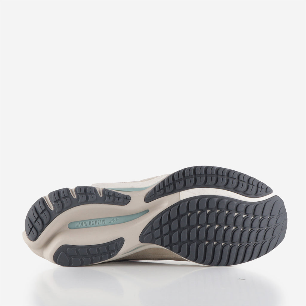 Mizuno Wave Rider β 'Nomad Pack' Shoes, Silver Cloud White Sand Cedar, Detail Shot 4