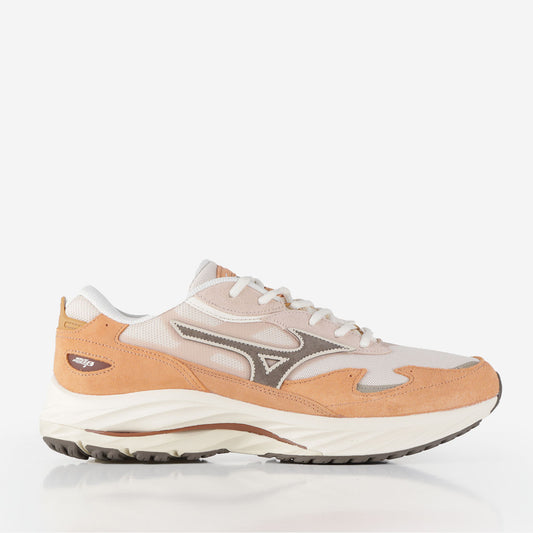 Mizuno Wave Rider β Shoes, Peach Bloom Major Brown Mother of Pearl, Detail Shot 1