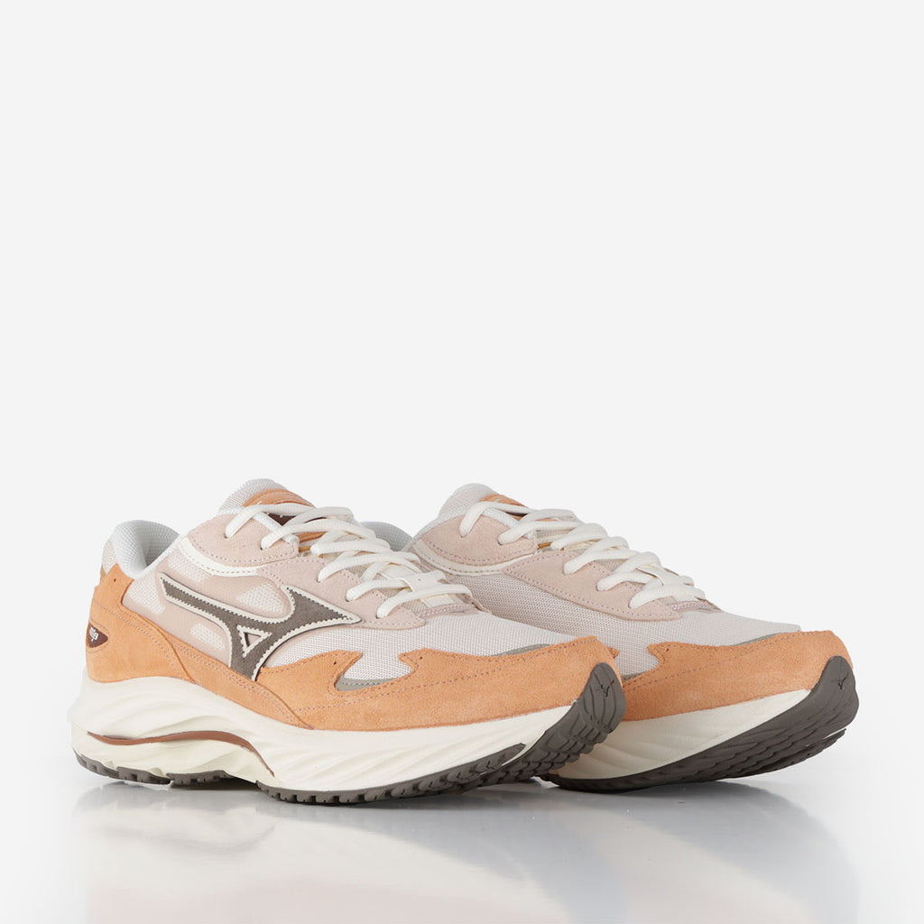 Mizuno Wave Rider β Shoes, Peach Bloom Major Brown Mother of Pearl, Detail Shot 2