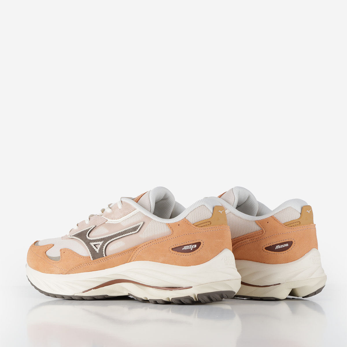 Mizuno Wave Rider β Shoes, Peach Bloom Major Brown Mother of Pearl, Detail Shot 3