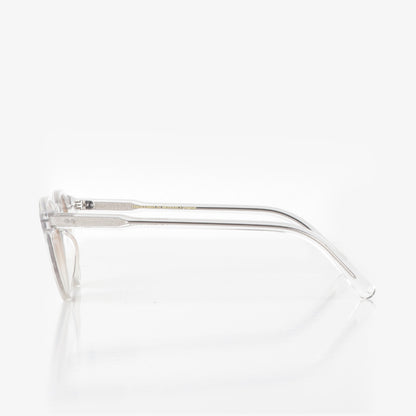 Monokel Eyewear Forest Sunglasses, Crystal/Brown Gradient Lens, Detail Shot 2