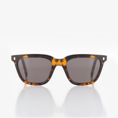Monokel Eyewear Robotnik Sunglasses, Havana/Grey Solid Lens, Detail Shot 1