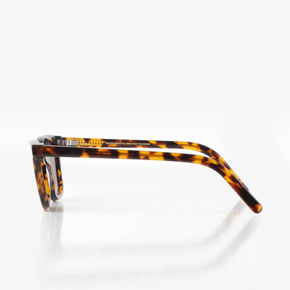 Monokel Eyewear Robotnik Sunglasses, Havana/Grey Solid Lens, Detail Shot 2