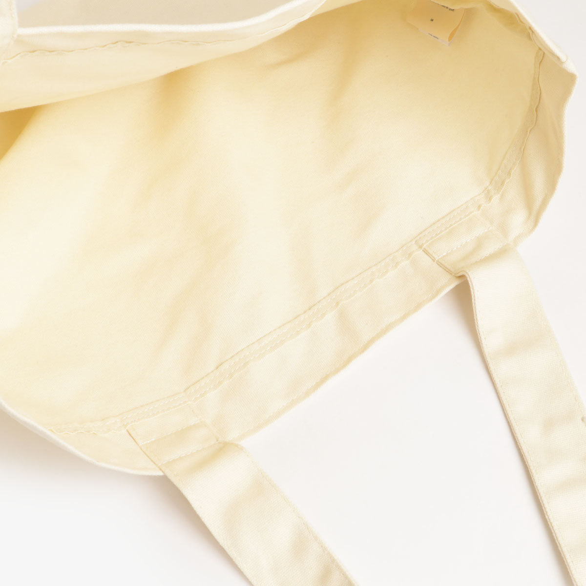 Museum of Peace and Quiet Wordmark Dyed Tote Bag, Bone, Detail Shot 3
