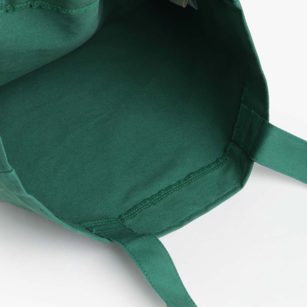 Museum of Peace and Quiet Wordmark Dyed Tote Bag, Forest, Detail Shot 3