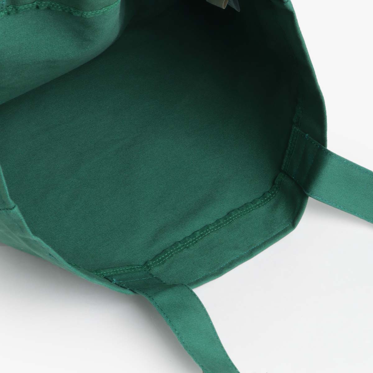 Museum of Peace and Quiet Wordmark Dyed Tote Bag, Forest, Detail Shot 3