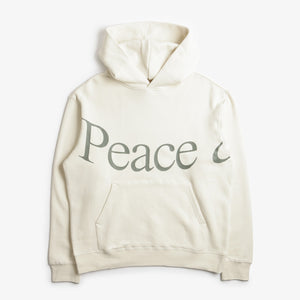 Museum of Peace and Quiet Jumbo Wordmark Hoodie - Beige