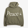 Museum of Peace and Quiet Jumbo Wordmark Hoodie, Olive, Detail Shot 1