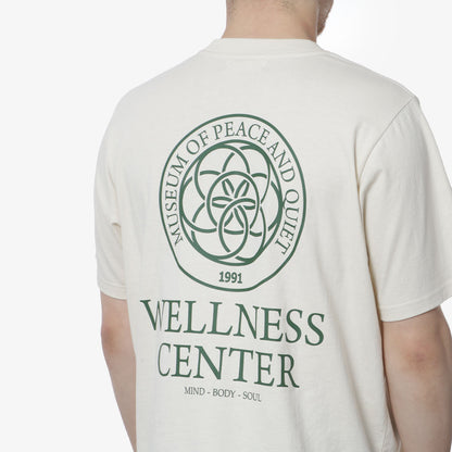 Museum of Peace and Quiet Wellness Centre T-Shirt, Bone, Detail Shot 4