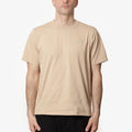 Museum of Peace and Quiet Wordmark Pigment Dyed T-Shirt, Taupe, Detail Shot 1