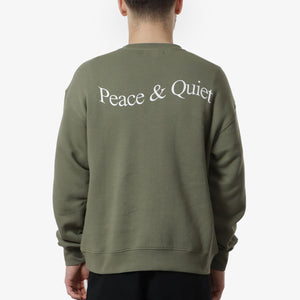 Museum of Peace and Quiet Wordmark Crewneck Sweatshirt
