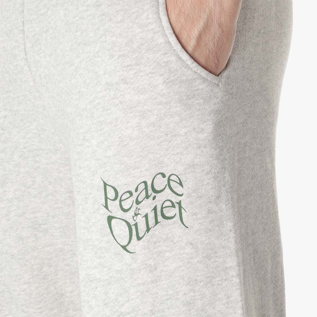 Museum of Peace and Quiet Warped Sweatpants, Heather Grey, Detail Shot 2