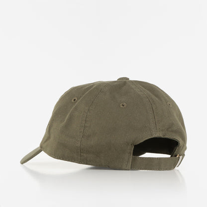 Museum of Peace and Quiet Wordmark Dad Hat, Olive, Detail Shot 2
