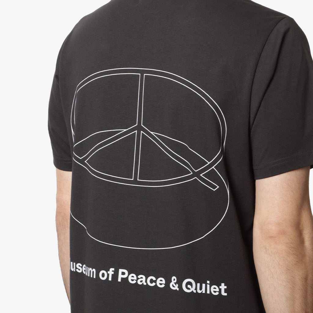 Museum of Peace and Quiet Installation T-Shirt, Black, Detail Shot 4