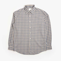 NN.07 Deon Casual Flannel Shirt - Blue Check