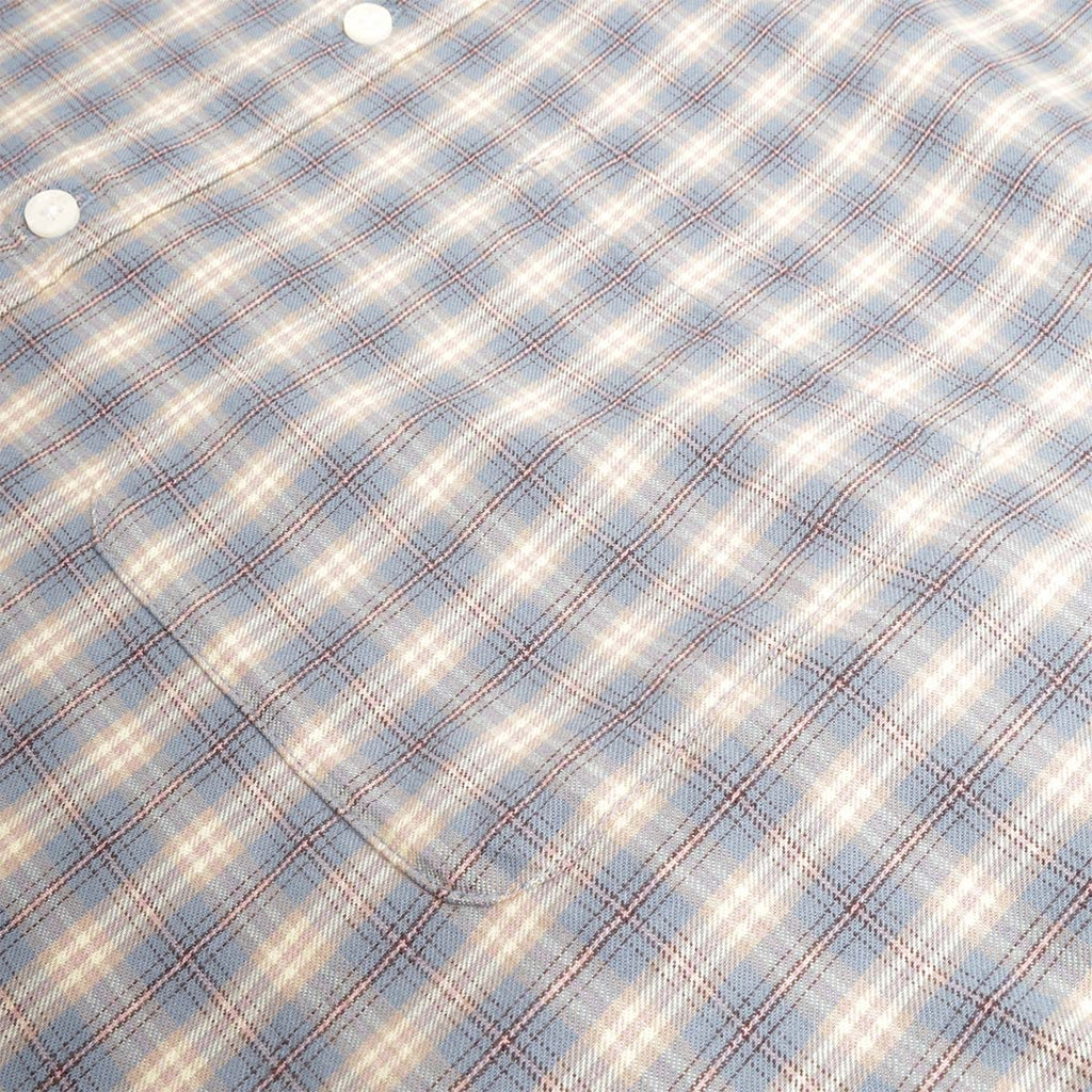 NN.07 Deon Casual Flannel Shirt - Blue Check