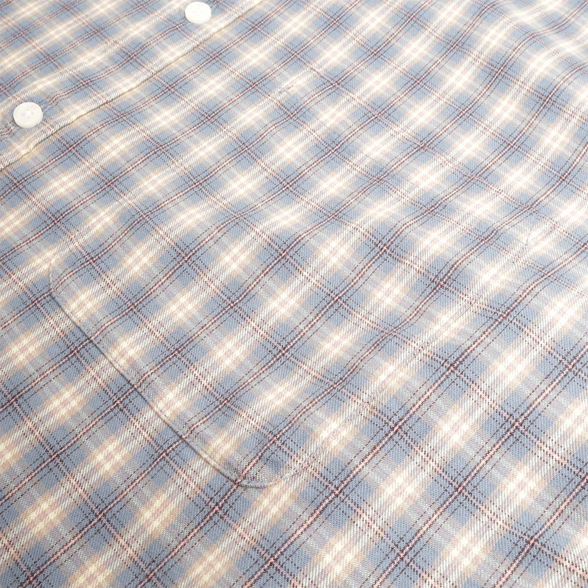 NN.07 Deon Casual Flannel Shirt - Blue Check