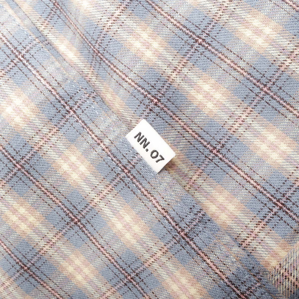 NN.07 Deon Casual Flannel Shirt - Blue Check