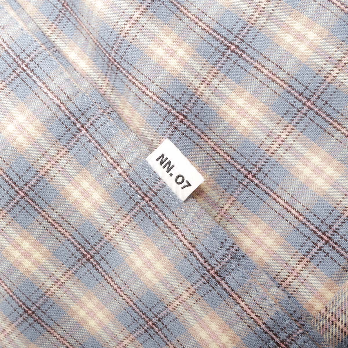 NN.07 Deon Casual Flannel Shirt - Blue Check
