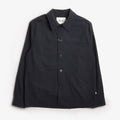 NN.07 Blaze Seersucker Overshirt, Navy Blue, Detail Shot 1