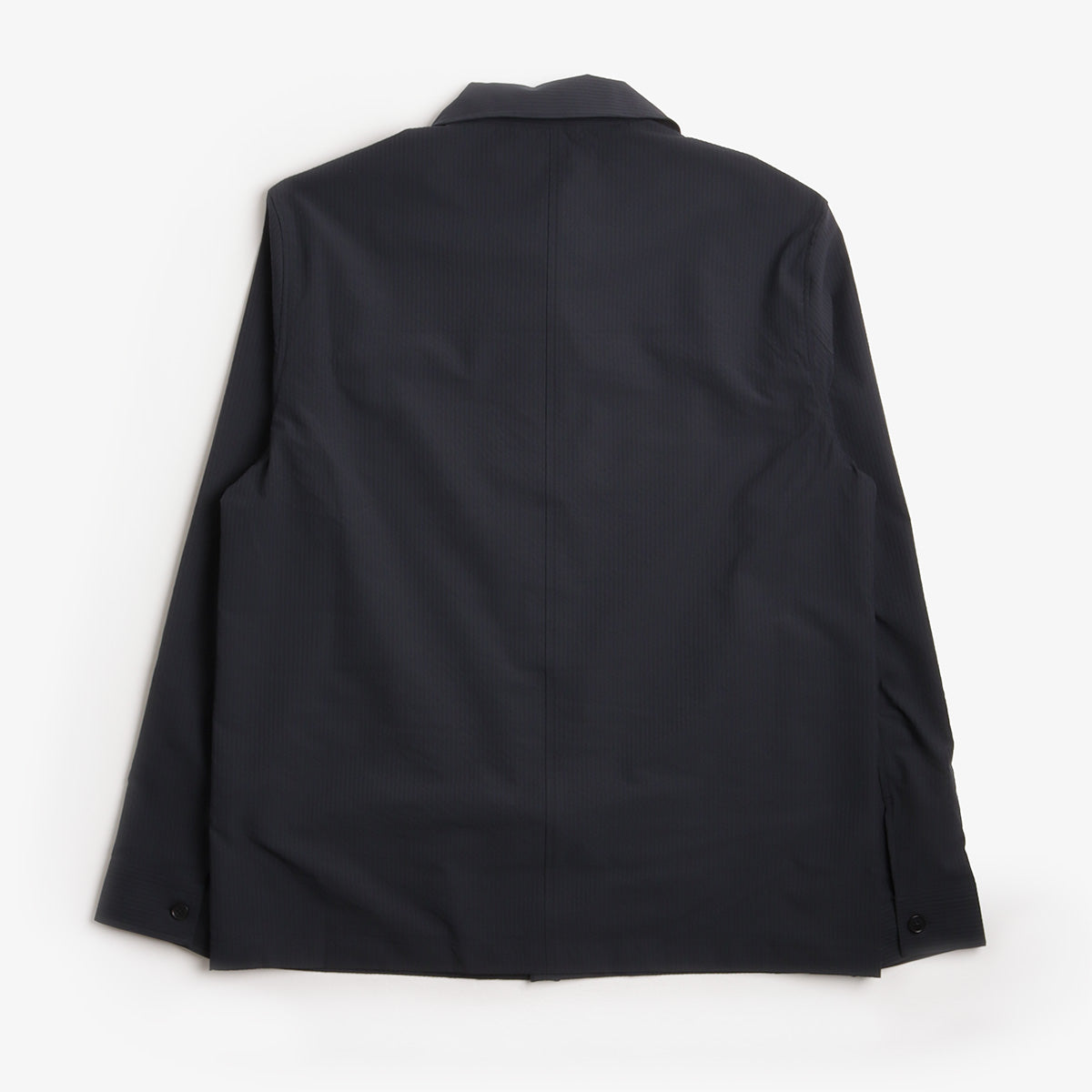 NN.07 Blaze Seersucker Overshirt, Navy Blue, Detail Shot 2