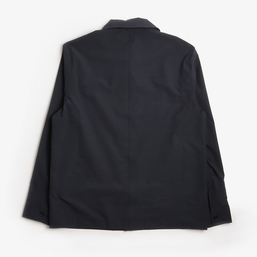 NN.07 Blaze Seersucker Overshirt, Navy Blue, Detail Shot 2