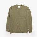 NN.07 Danny Lightweight Sweater in Shadow Moss, front view