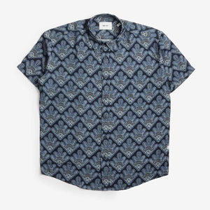 NN.07 Deon All-Over Print Shirt - Navy