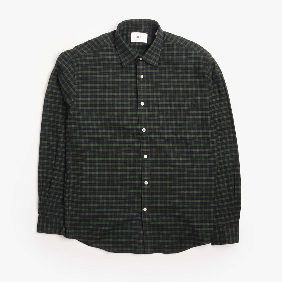 NN.07 Deon Casual Flannel Shirt - Eden Check