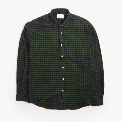 NN.07 Deon Casual Flannel Shirt - Eden Check