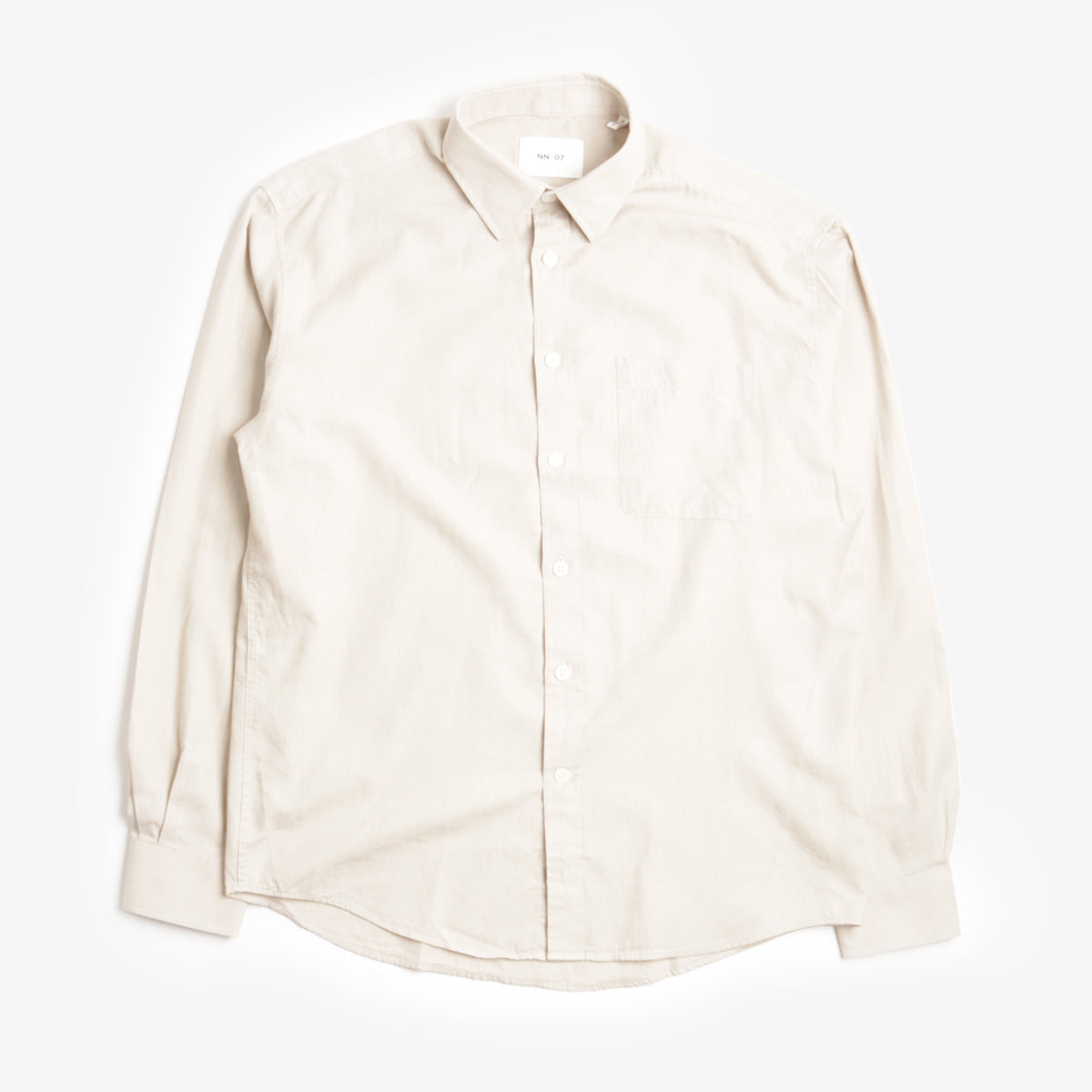 NN.07 Deon Shirt, Desert Khaki, Detail Shot 1