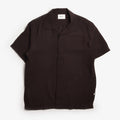 NN.07 Hank Open Collar Shirt, Dusky Port, Detail Shot 1