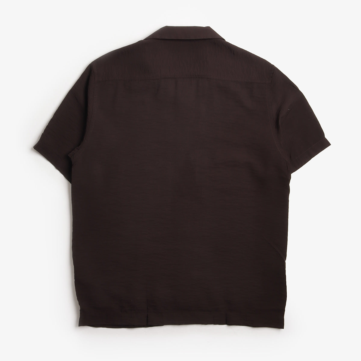 NN.07 Hank Open Collar Shirt, Dusky Port, Detail Shot 2