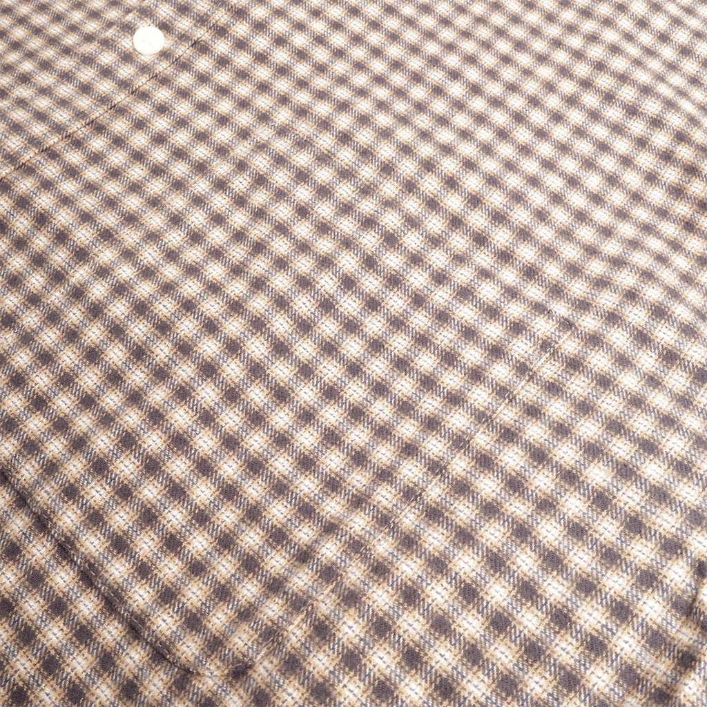 Brushed check flannel texture, NN.07 Deon in Sand Check