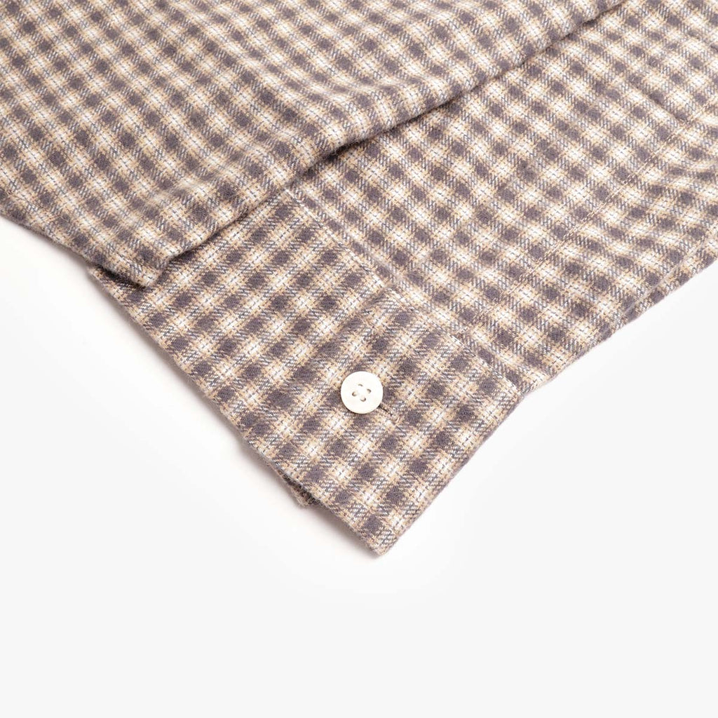 Buttoned cuff detail, NN.07 Deon flannel shirt