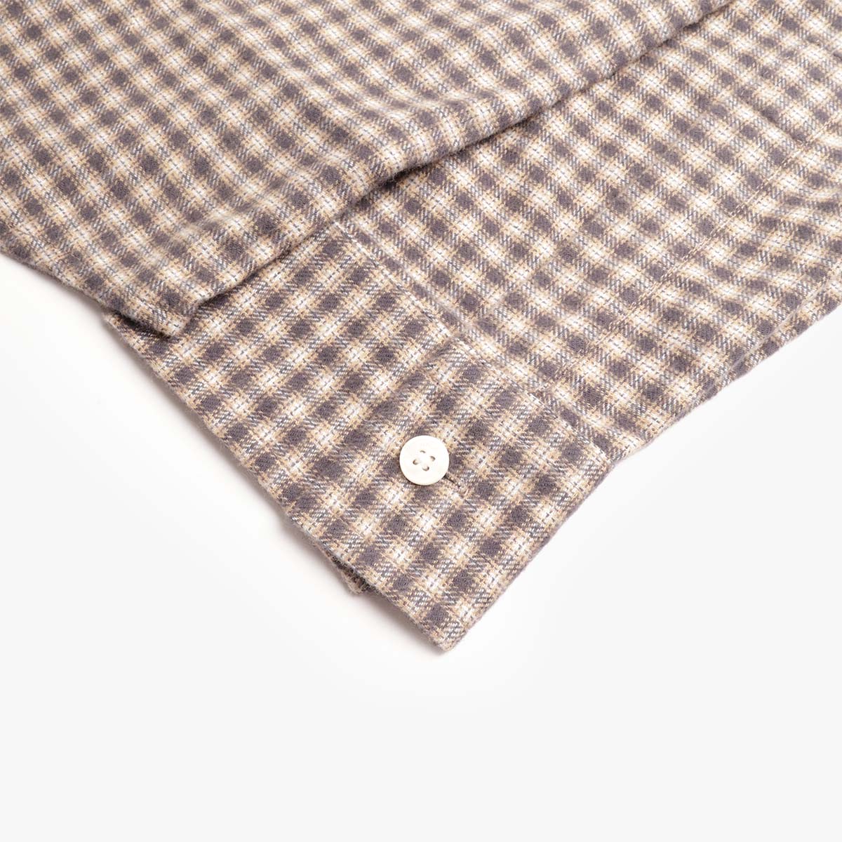 NN.07 Deon Casual Flannel Shirt - Sand Check