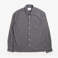NN.07 Deon Checked Organic Shirt - Navy Check