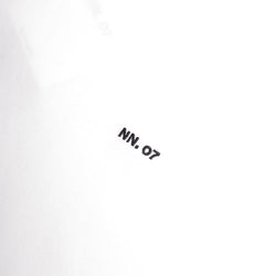 thumbnail NN.07 Adam Casual Logo Pima T-Shirt, White, Detail Shot 2