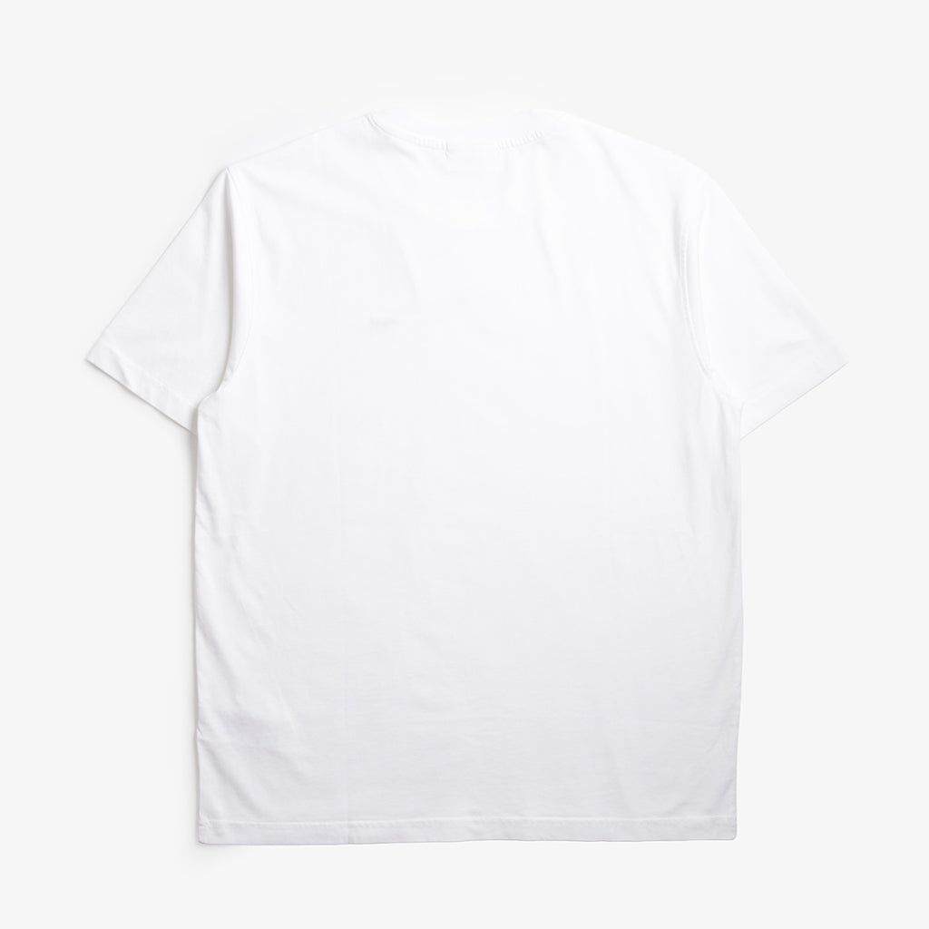NN.07 Adam Casual Logo Pima T-Shirt, White, Detail Shot 3