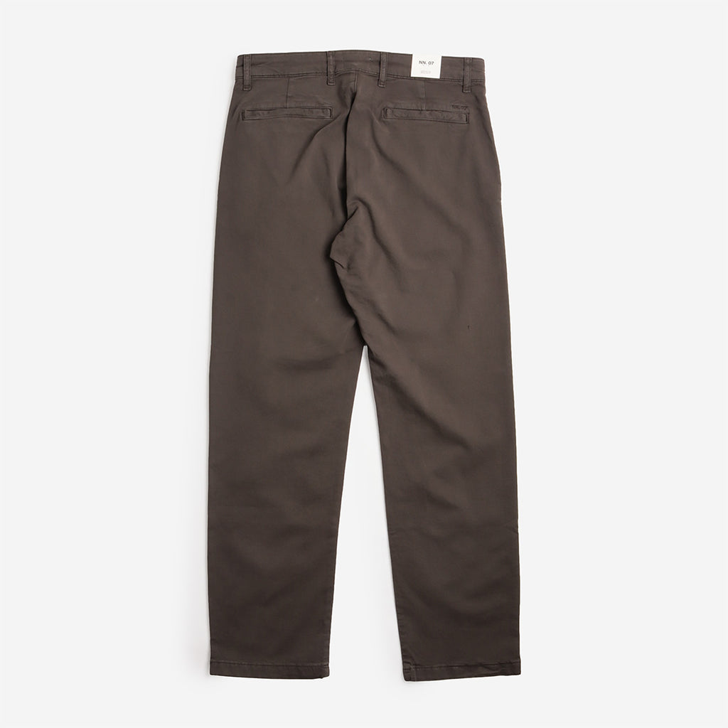 NN.07 Aden Straight Leg Regular Fit Chino Pant, Dark Army, Detail Shot 3