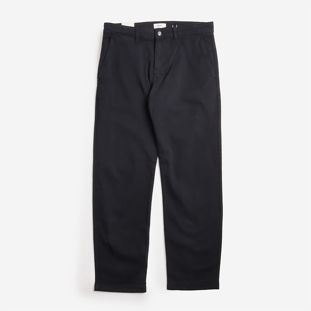 NN.07 Aden Straight Leg Regular Fit Chino Pant, Navy Blue, Detail Shot 1