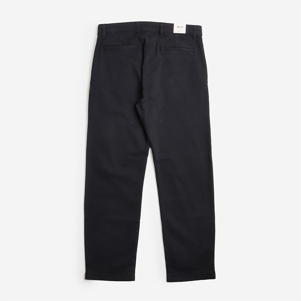 NN.07 Aden Straight Leg Regular Fit Chino Pant, Navy Blue, Detail Shot 3