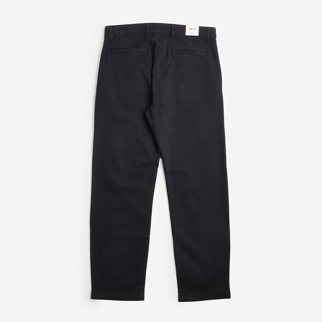NN.07 Aden Straight Leg Regular Fit Chino Pant, Navy Blue, Detail Shot 4