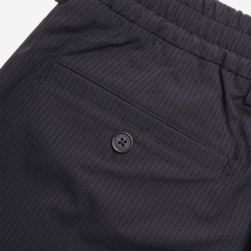 NN.07 Billie Drawstring Seersucker Regular Fit Pant, Navy Blue, Detail Shot 5